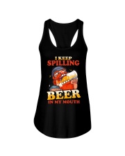 I Keep Spilling Beer In My Mouth Ladies Flowy Tank thumbnail