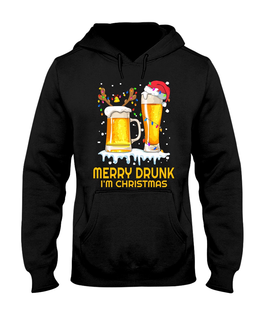 Merry Drunk Hooded Sweatshirt