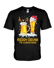 Merry Drunk V-Neck T-Shirt thumbnail