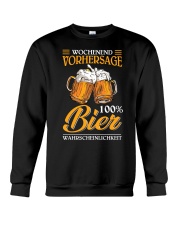 Wochenend Vorhersage Bier Crewneck Sweatshirt thumbnail