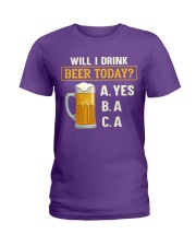 Drink Beer Today Ladies T-Shirt thumbnail