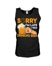 Sorry I'm Late Unisex Tank thumbnail