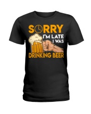Sorry I'm Late Ladies T-Shirt thumbnail