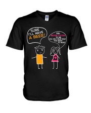 I'll Have A Beer V-Neck T-Shirt thumbnail