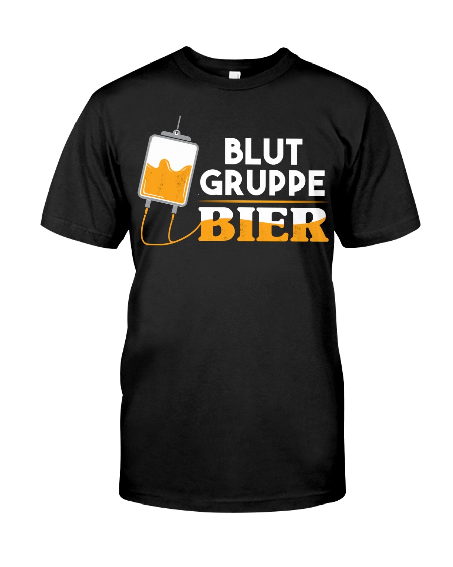 Blut Gruppe Bier Classic T-Shirt