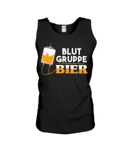 Blut Gruppe Bier Unisex Tank thumbnail