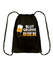 Blut Gruppe Bier Drawstring Bag thumbnail
