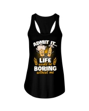 Without Me Ladies Flowy Tank thumbnail