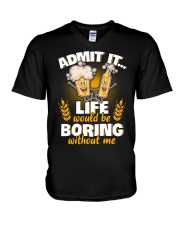 Without Me V-Neck T-Shirt thumbnail