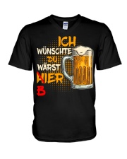 Ich Wunschte V-Neck T-Shirt thumbnail