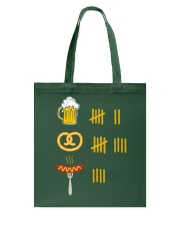 Beer Pretzel Sausage Tote Bag thumbnail