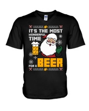 Wonderful Time For Beer V-Neck T-Shirt thumbnail