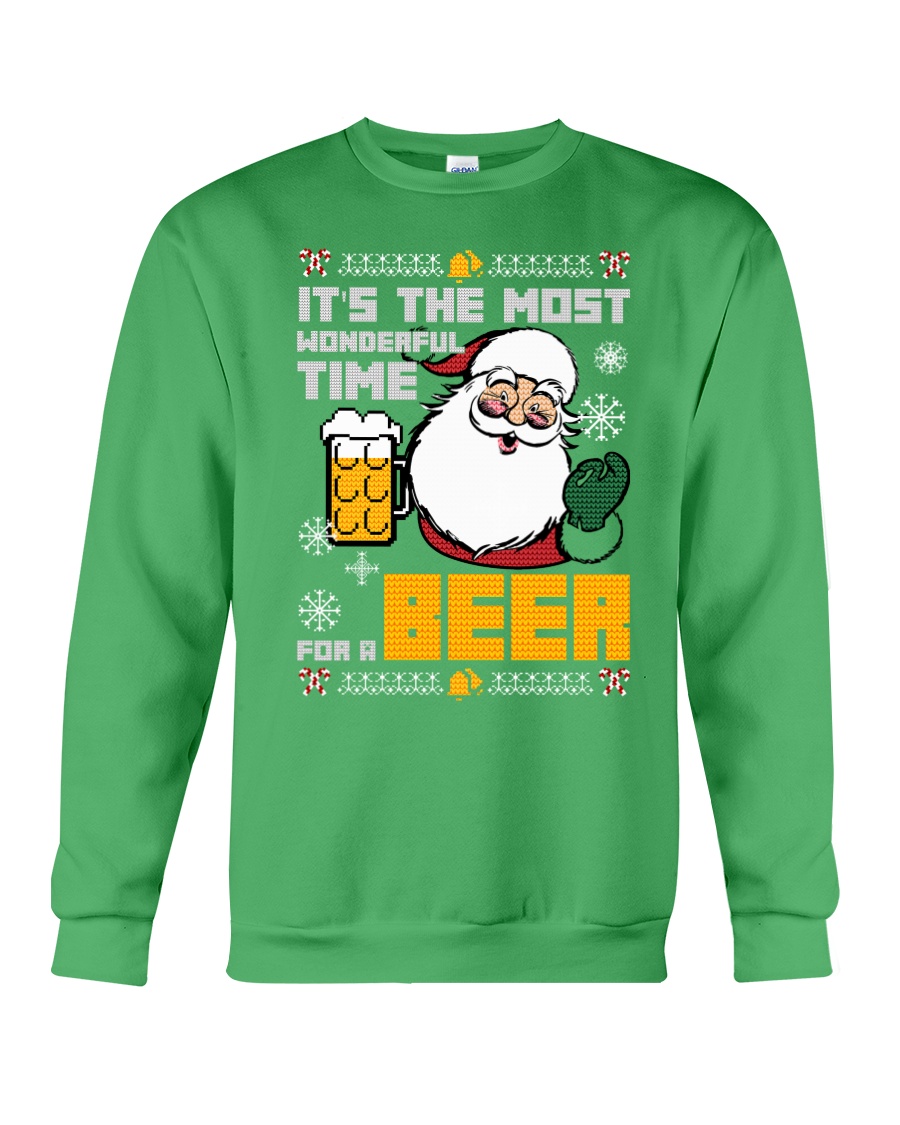 Wonderful Time For Beer Crewneck Sweatshirt