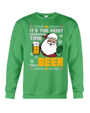 Wonderful Time For Beer Crewneck Sweatshirt front