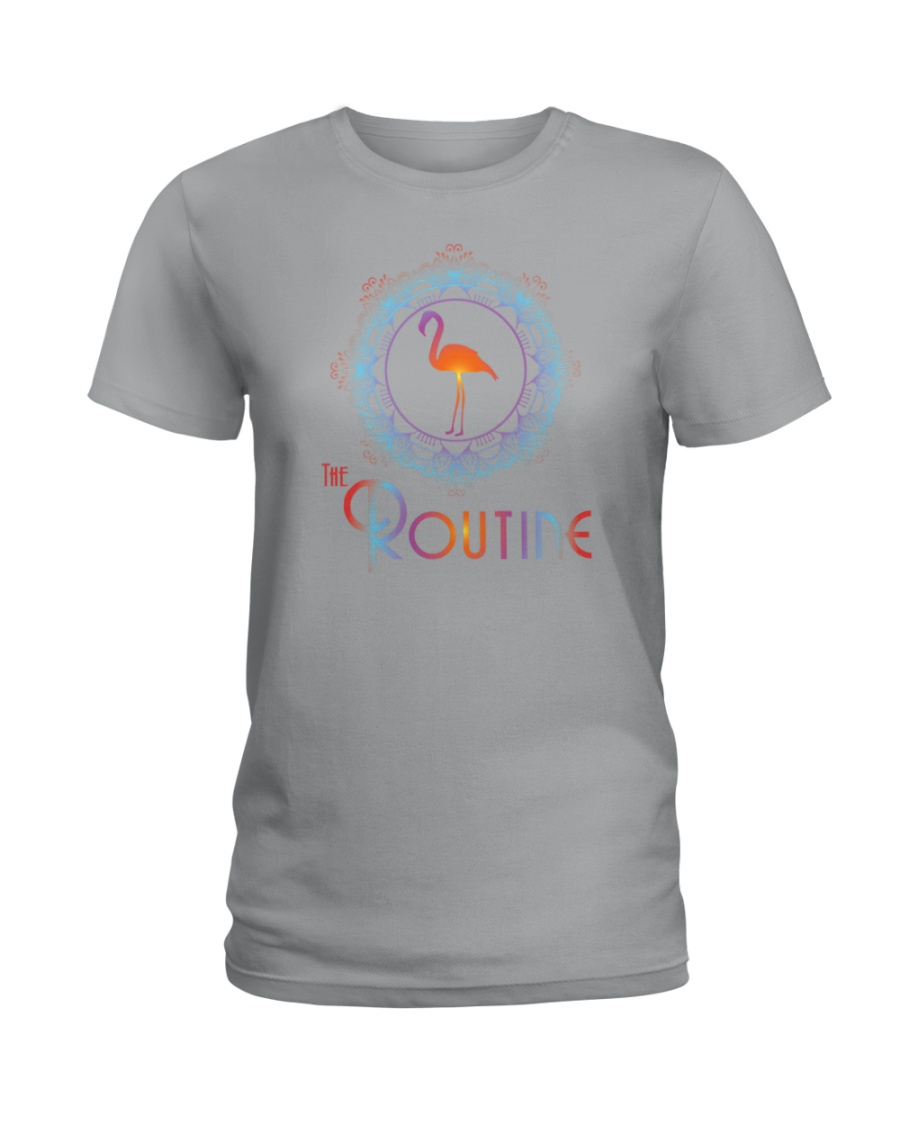 The Routine - Mandala Flamingo Collection Ladies T-Shirt