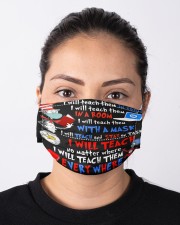 In A Room With A Mask - I Will Teach Everywhere Cloth face mask aos-face-mask-lifestyle-01