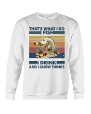 I Fish I Drink Crewneck Sweatshirt tile
