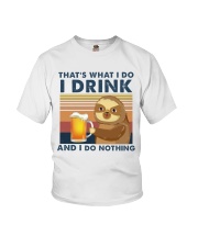 I Drink And I Do Nothing Youth T-Shirt tile