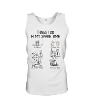 Things I Do In My Spare Time Unisex Tank tile
