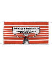 Apostrophes Do Not make Nouns Plural Cloth face mask front