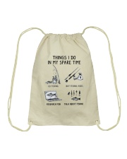 Things I Do In My Spare Time Drawstring Bag tile