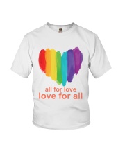 All For Love - Love For All Youth T-Shirt tile