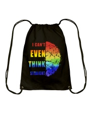 Unique I Can't Even Think Straight Drawstring Bag tile