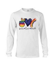Peace - Love - Pride Long Sleeve Tee tile