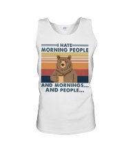 I Hate Morning People Unisex Tank tile