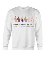 Humanity Should Be Our Race Crewneck Sweatshirt tile