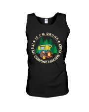 If I'm Drunk - It's My Camping Friends' Fault Unisex Tank tile