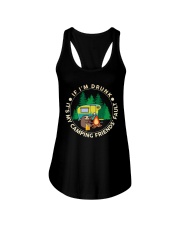 If I'm Drunk - It's My Camping Friends' Fault Ladies Flowy Tank tile