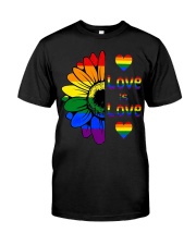 Beautiful Love Is Love Classic T-Shirt front