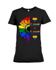 Beautiful Love Is Love Premium Fit Ladies Tee tile
