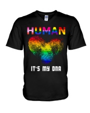Human - It's My DNA V-Neck T-Shirt tile