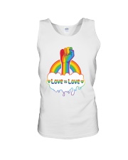 Unique Love Is Love Unisex Tank tile