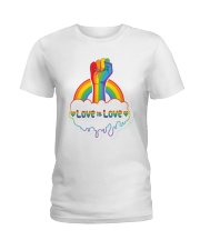 Unique Love Is Love Ladies T-Shirt tile