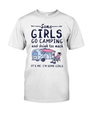 Some Girls Go Camping And Drink Too Much Premium Fit Mens Tee tile