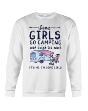 Some Girls Go Camping And Drink Too Much Crewneck Sweatshirt tile