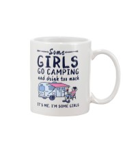 Some Girls Go Camping And Drink Too Much Mug tile