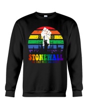 Stonewall- The First Pride Was A Riot Crewneck Sweatshirt tile