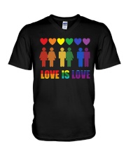Sweet - Love Is Love V-Neck T-Shirt tile