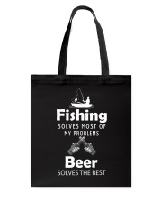 Fishing Solves Most of My Problems Tote Bag tile