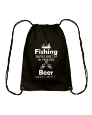 Fishing Solves Most of My Problems Drawstring Bag tile