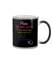 Please Get Out Of Me Color Changing Mug tile