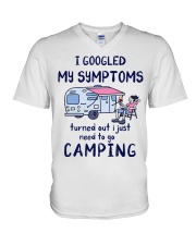 I Just Need To Go Camping V-Neck T-Shirt tile