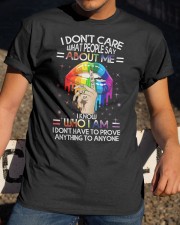 I Don't Care What People Say About Me Classic T-Shirt apparel-classic-tshirt-lifestyle-28