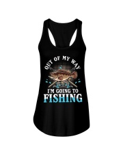 Out Of My Way - I'm Going To Fishing Ladies Flowy Tank tile