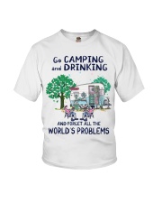 Go Camping And Drinking Youth T-Shirt tile