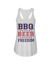 BBQ BEER FREEDOM Ladies Flowy Tank thumbnail